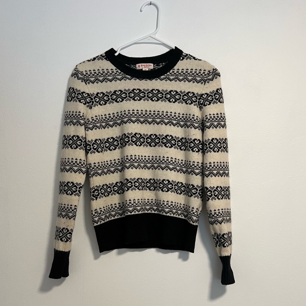Brooks Brothers Red Fleece Fair Aisle Sweater